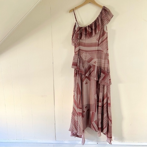 Rebecca Minkoff Veronica Maxi Dress in Red sz 10 - Picture 5 of 6